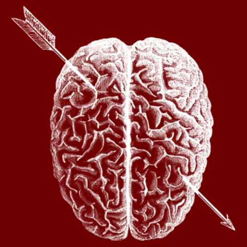 I'M WITH CUPID - WOMEN'S MAPLE CREW NECK TEE Design