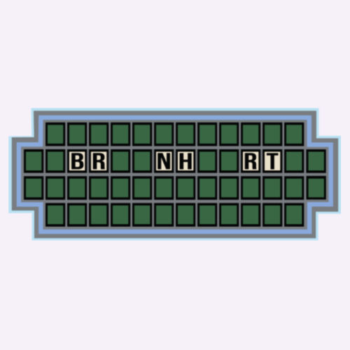 WHEEL OF FORTUNE - WOMEN'S LIGHT MAPLE CREW NECK TEE Design