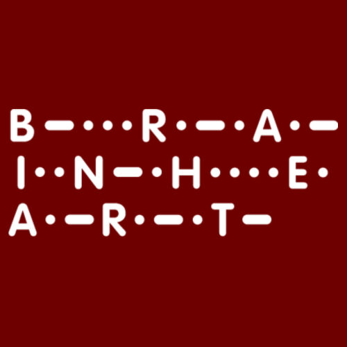 MORSE CODE - WOMEN'S DARK MAPLE CREW NECK TEE Design