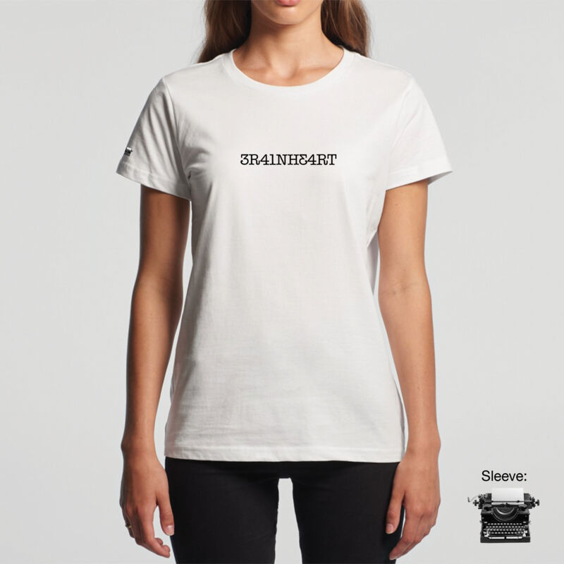 WRITE-BRAINED - WOMEN'S MAPLE CREW NECK TEE Thumbnail