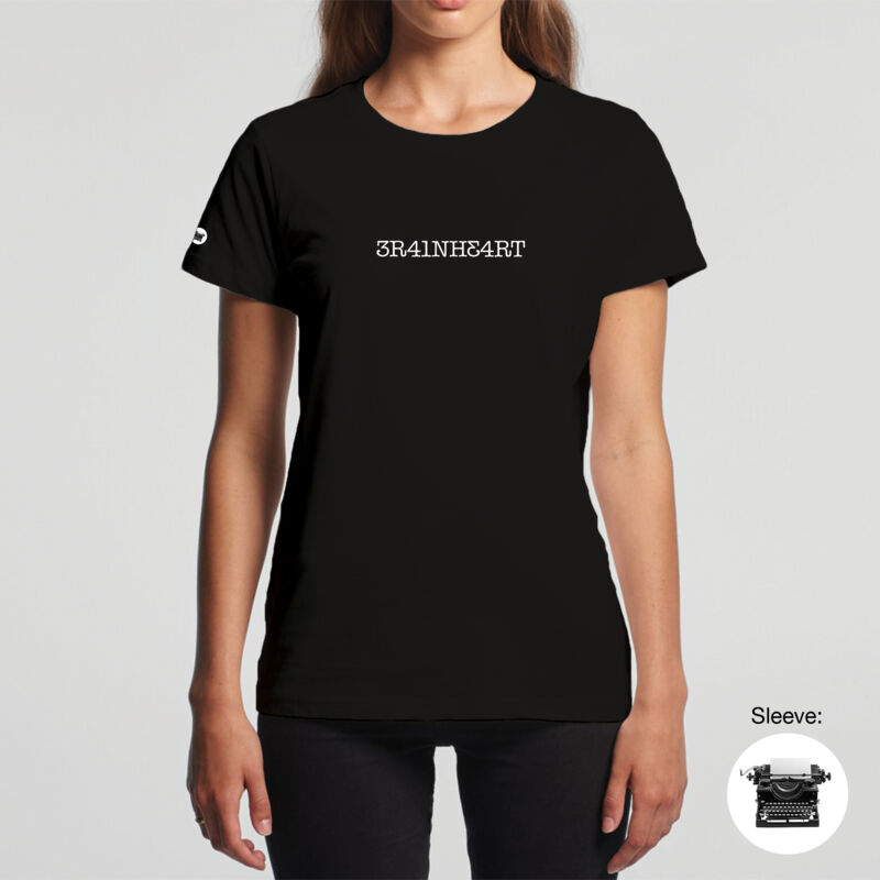 WRITE-BRAINED - WOMEN'S MAPLE CREW NECK TEE Thumbnail