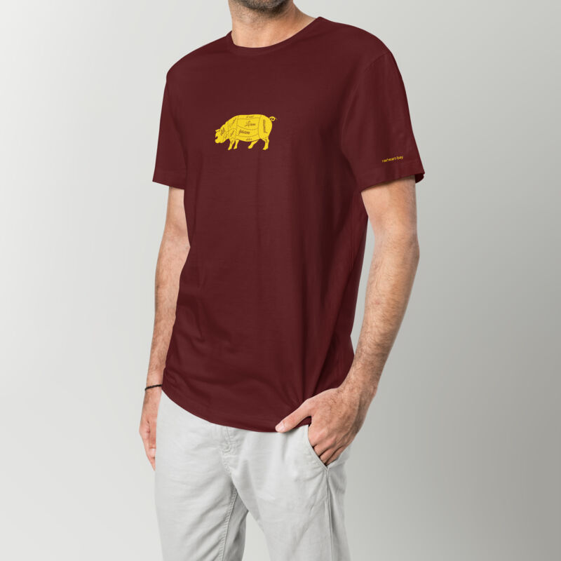 PIG LATIN - UNISEX DARK STAPLE REGULAR FIT TSHIRT Thumbnail