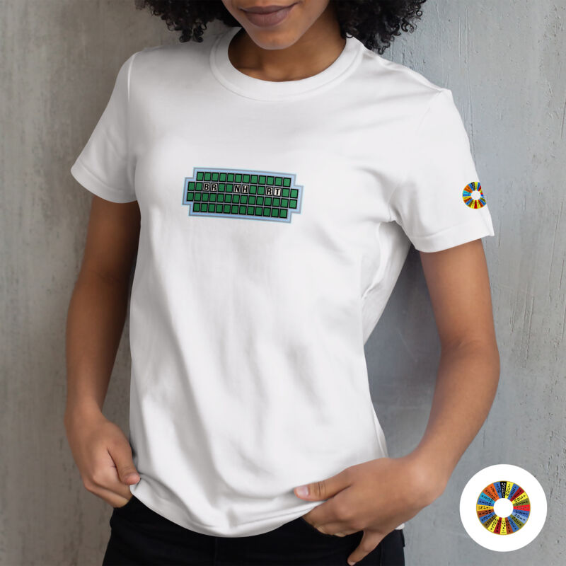 WHEEL OF FORTUNE - WOMEN'S LIGHT MAPLE CREW NECK TEE Thumbnail