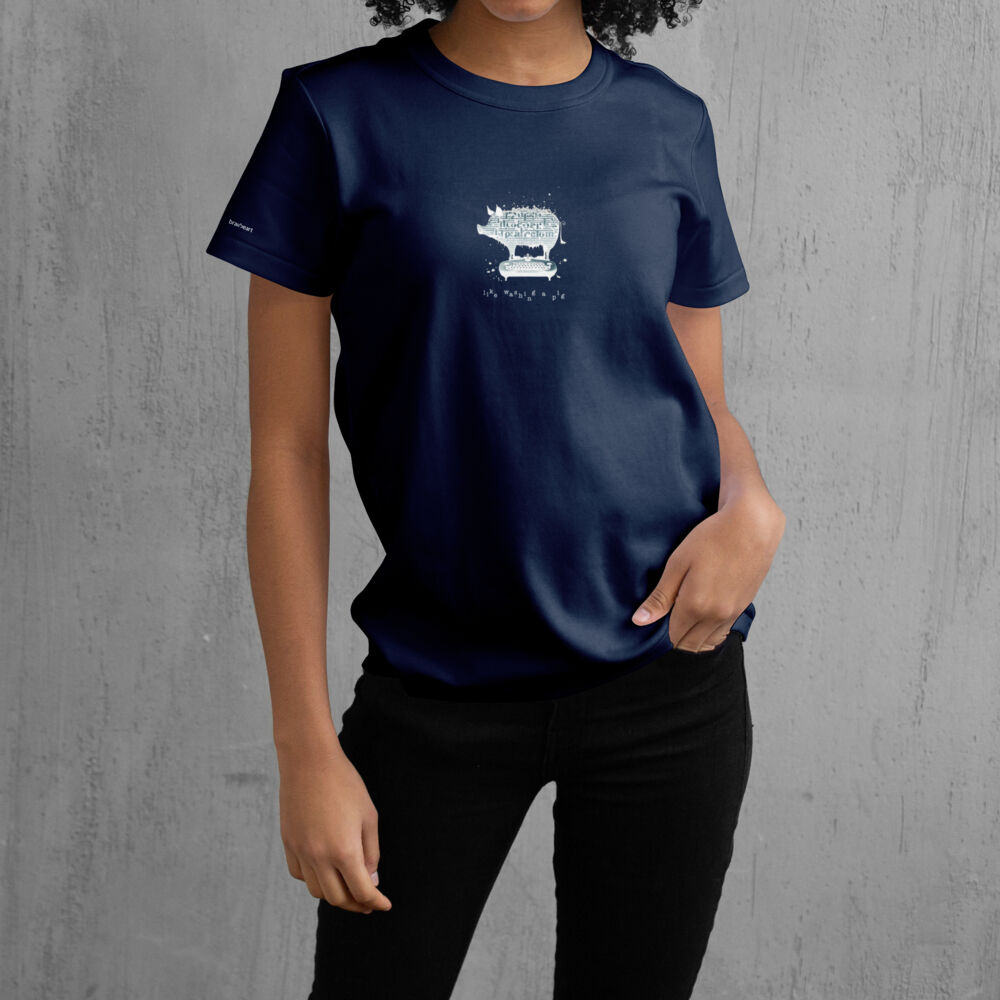 CREATIVITY - WOMEN'S DARK MAPLE CREW NECK TEE Thumbnail