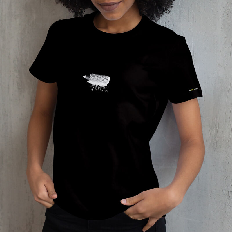 AiWARD - WOMEN'S DARK MAPLE CREW NECK TEE Thumbnail