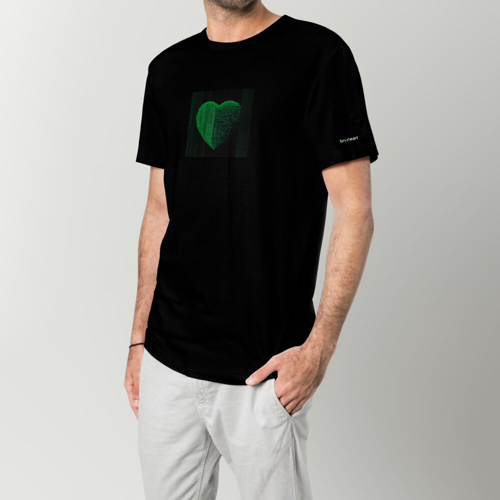 Ai 🖤 U - UNISEX DARK STAPLE REGULAR FIT TSHIRT Thumbnail