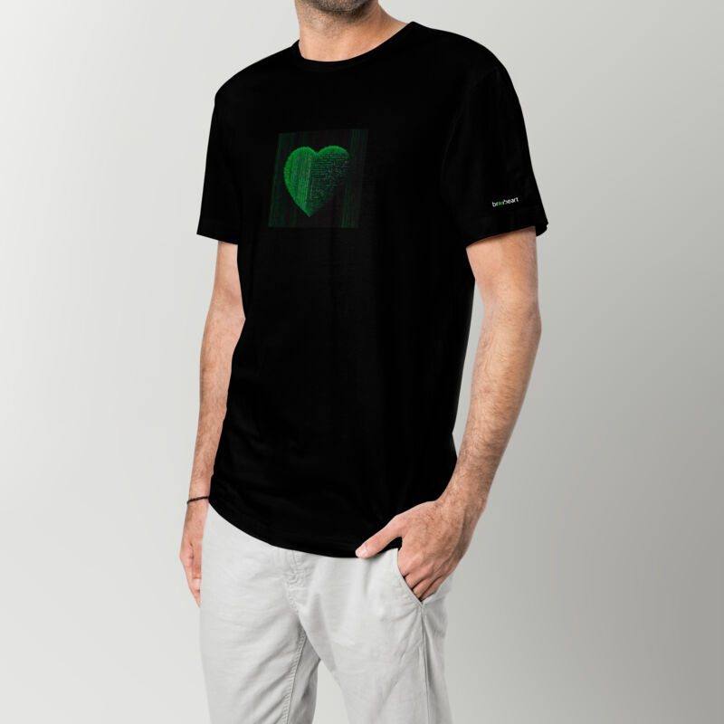 Ai 🖤 U - UNISEX DARK STAPLE REGULAR FIT TSHIRT Thumbnail